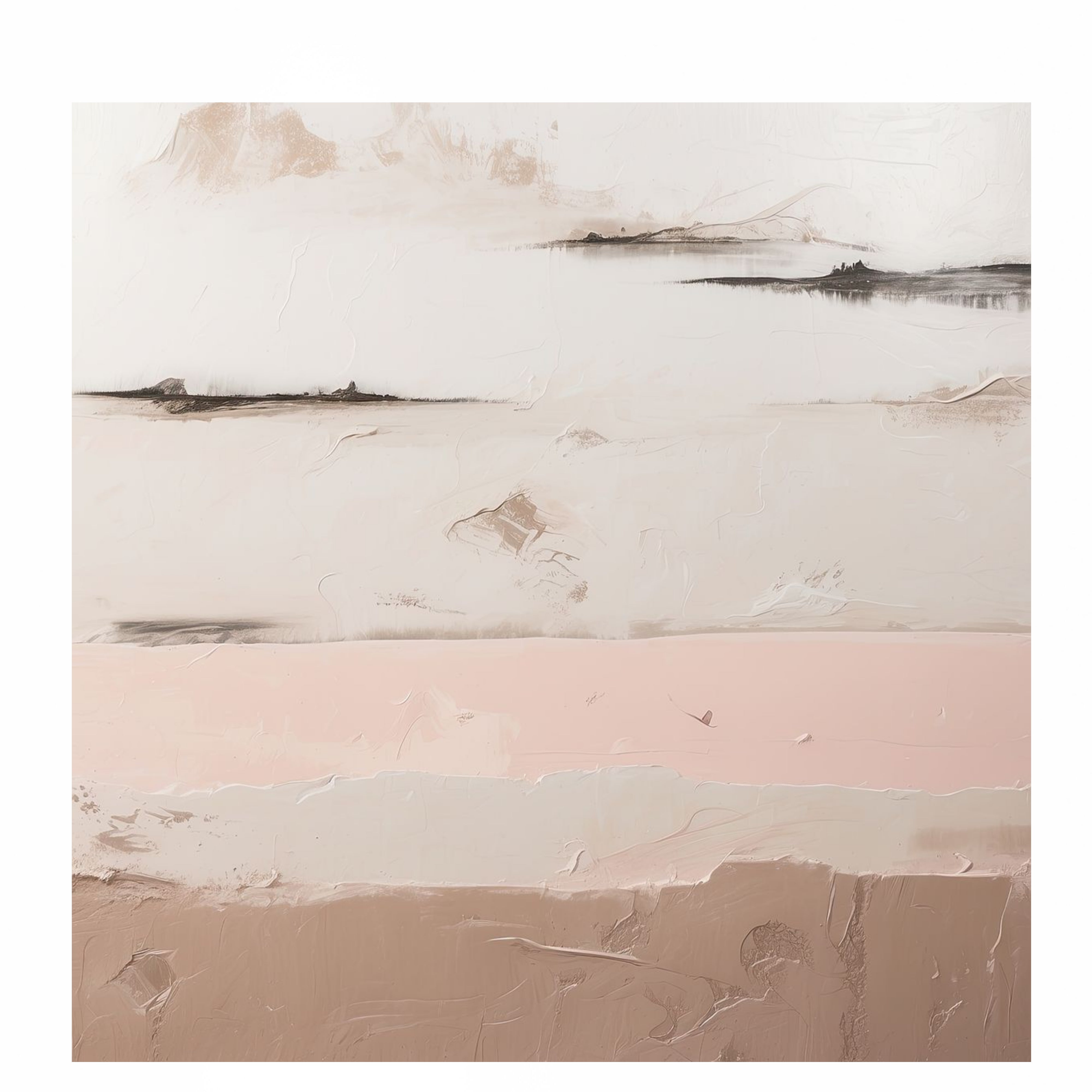 Blush Sands – 40" x 40"