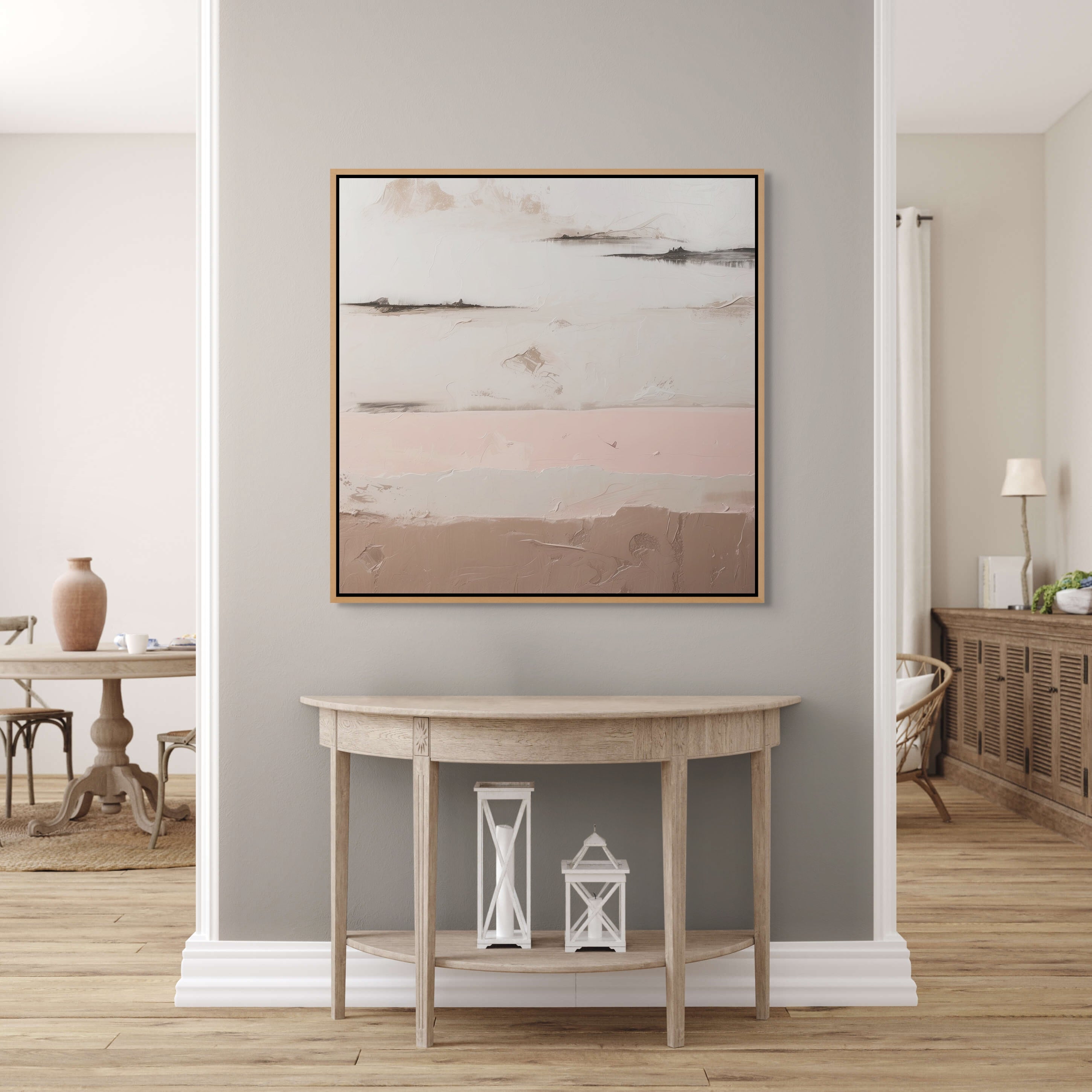 Blush Sands – 40" x 40"