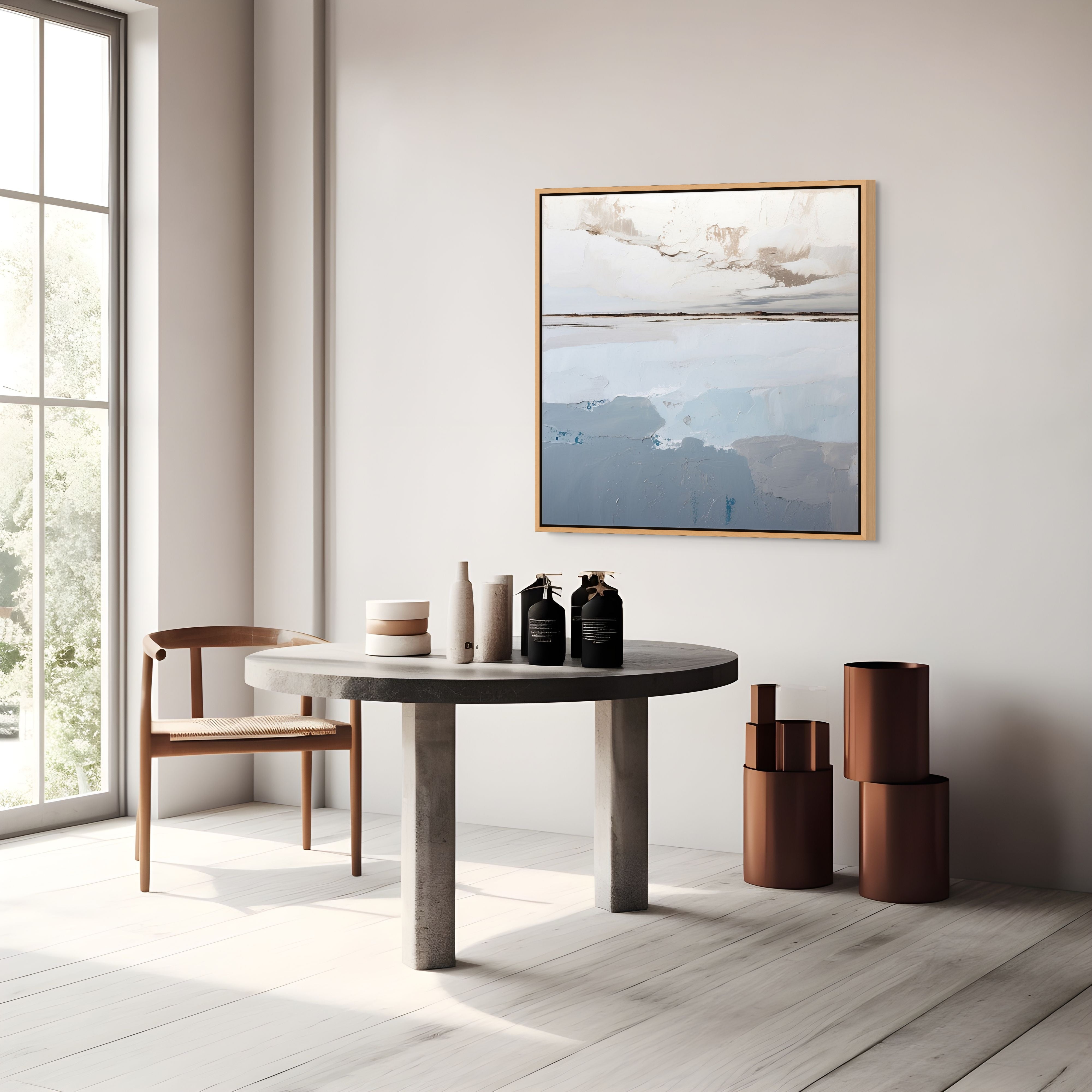 Frozen Calm – 40" x 40"
