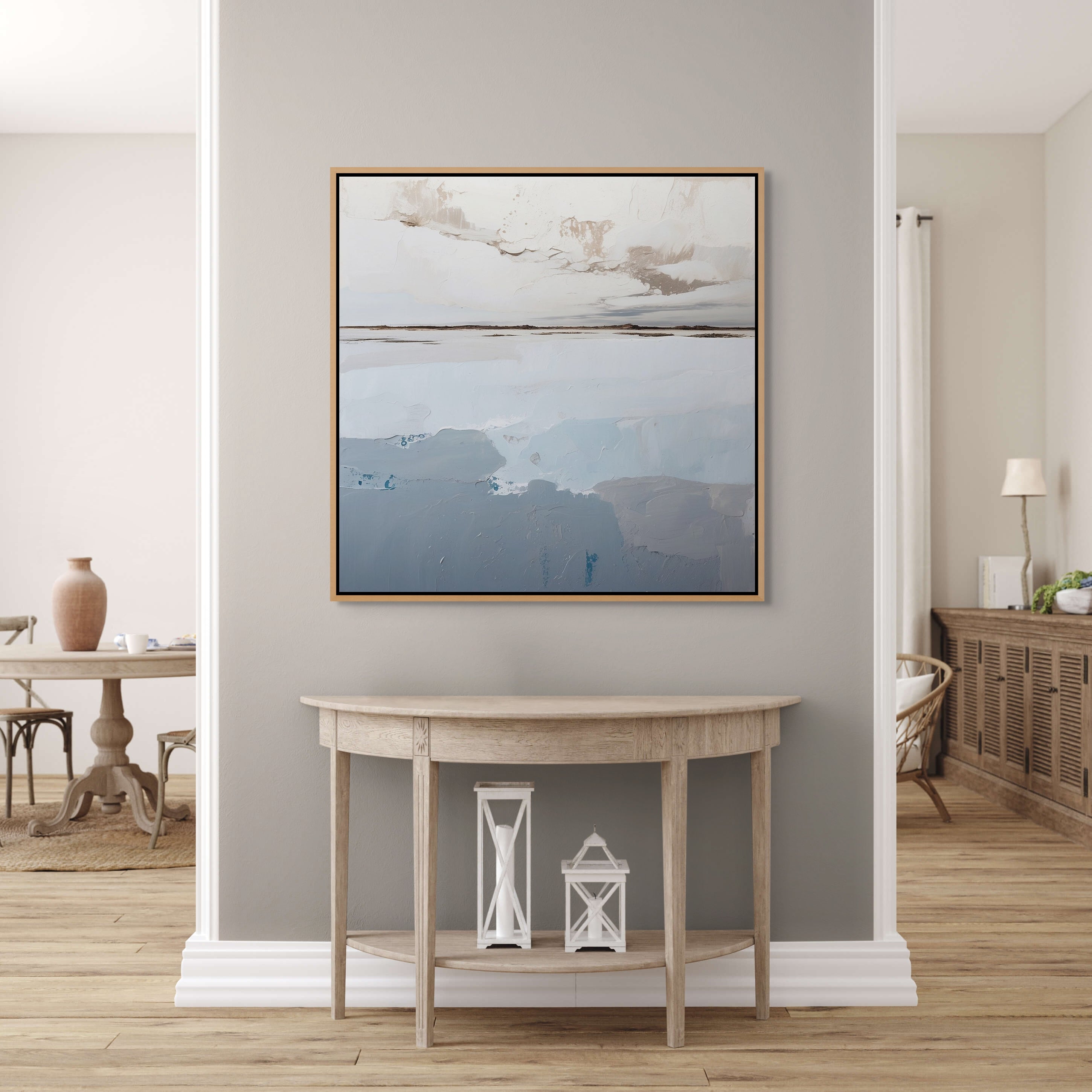 Frozen Calm – 40" x 40"