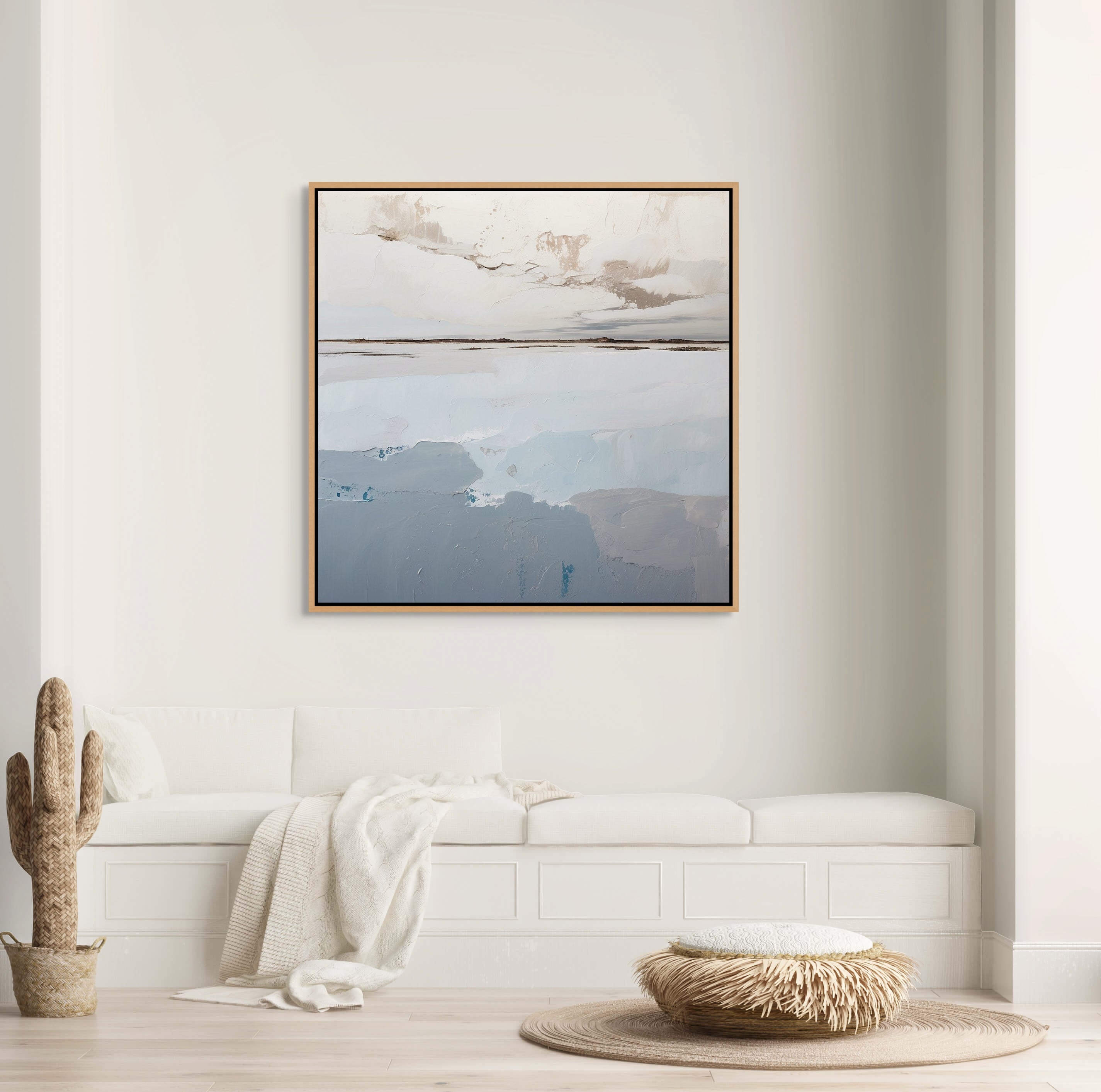 Frozen Calm – 40" x 40"