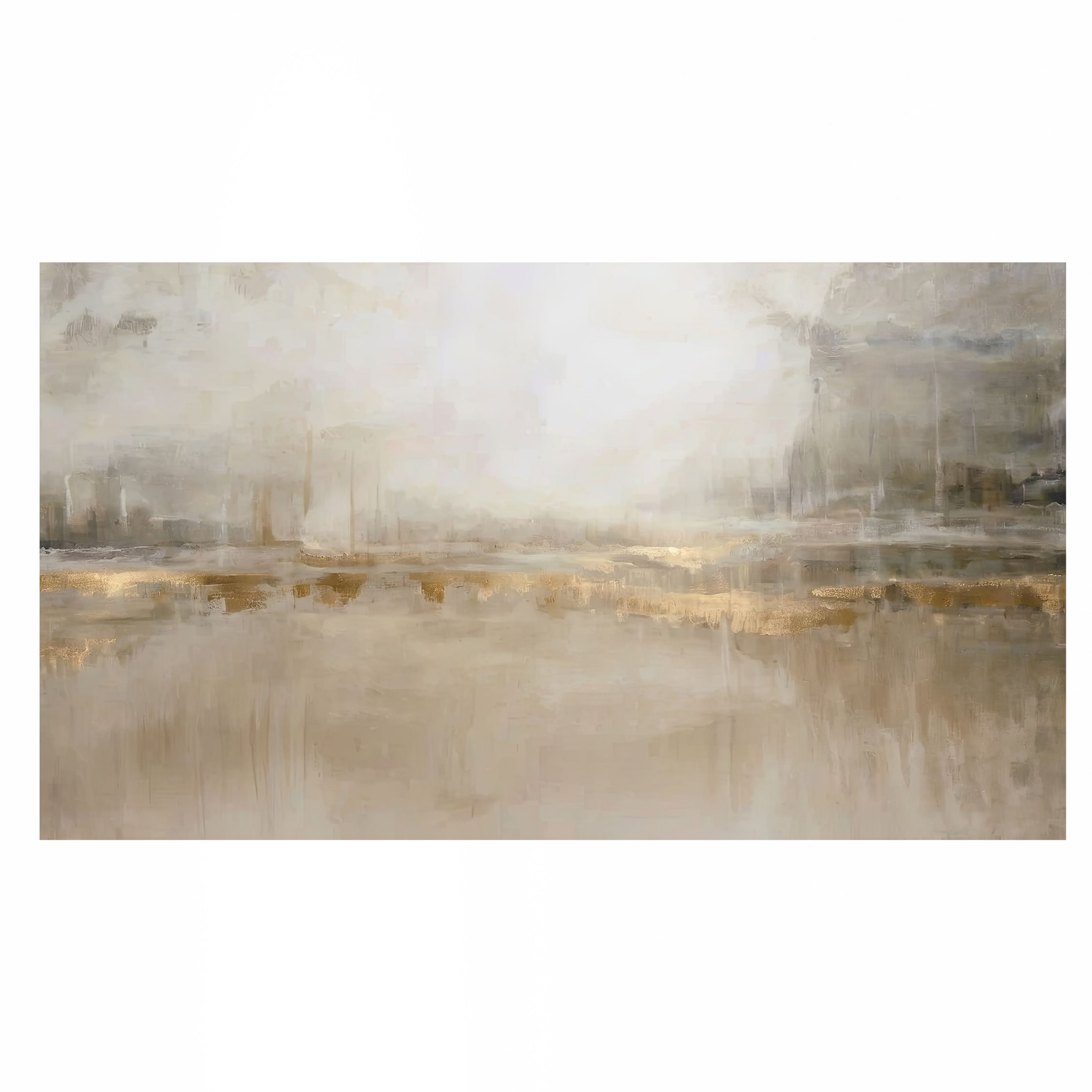 Gilded Tranquility – 28" x 58"