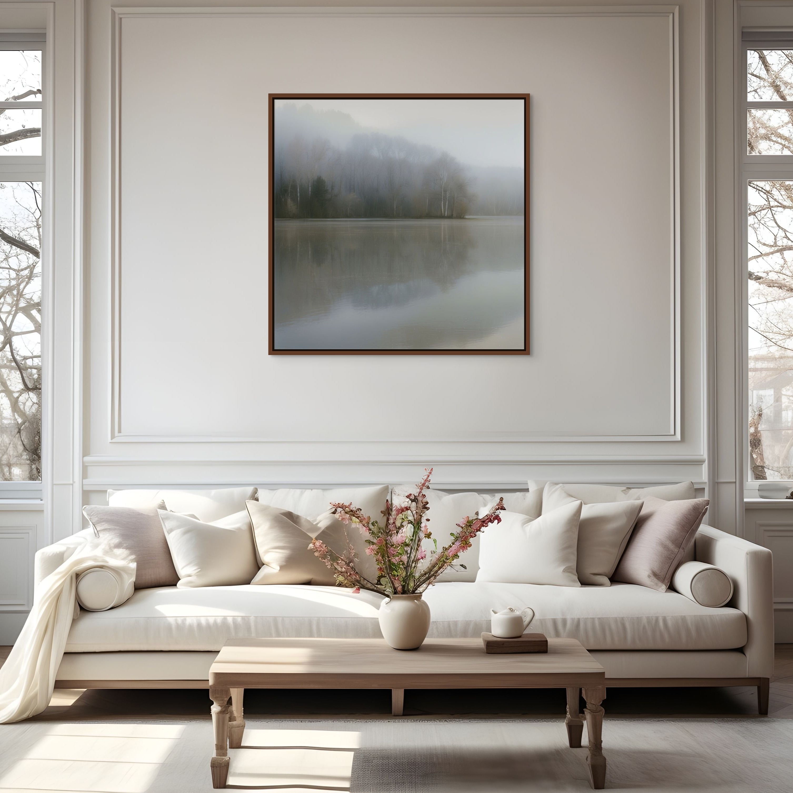 Misty Reflection – 40" x 40"