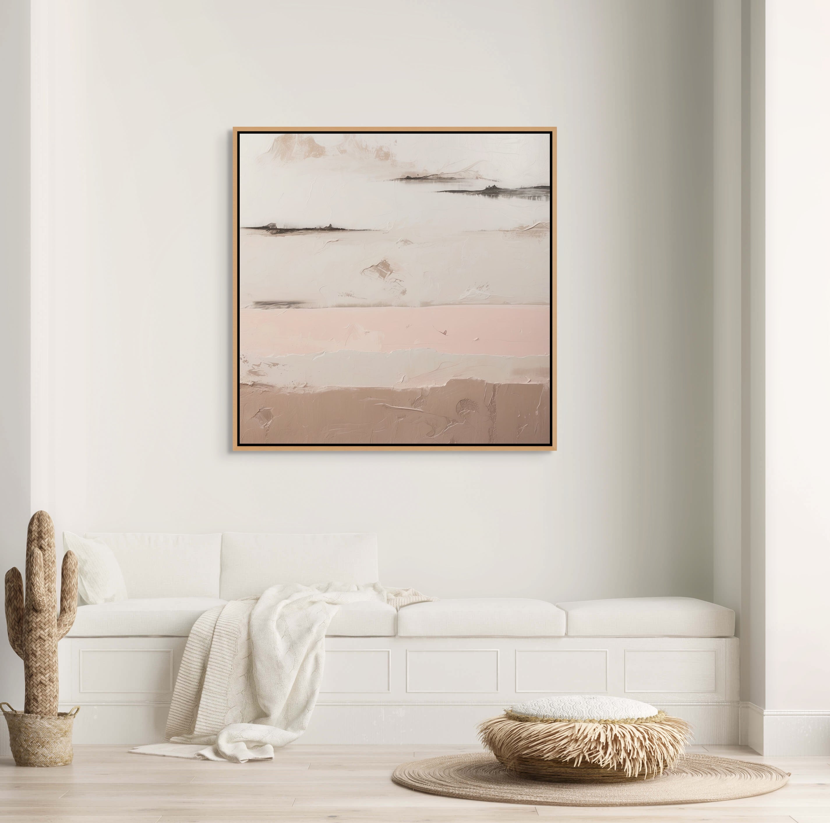 Blush Sands – 40" x 40"
