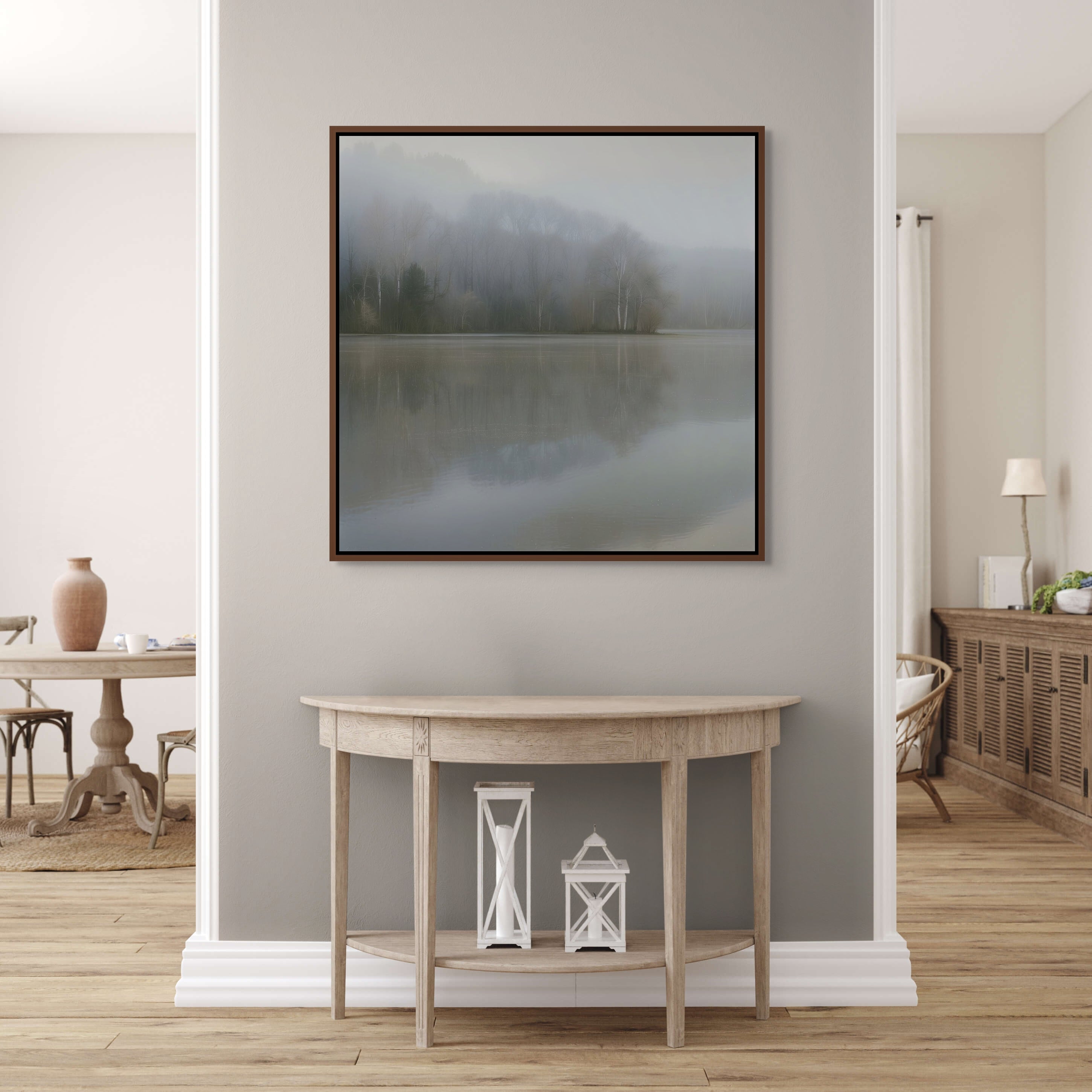 Misty Reflection – 40" x 40"